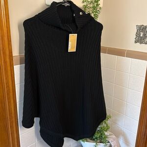 Michael KORS ribbed poncho